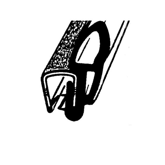 Metro SUPERsoft (TS 9-25) Door and Trunk Trim Seal 25' Length