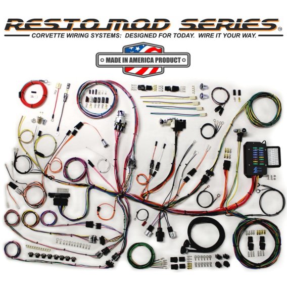 1953-1954 Chevrolet Corvette Lectric Limited Restomod Series Wiring Harness System 12 Volt