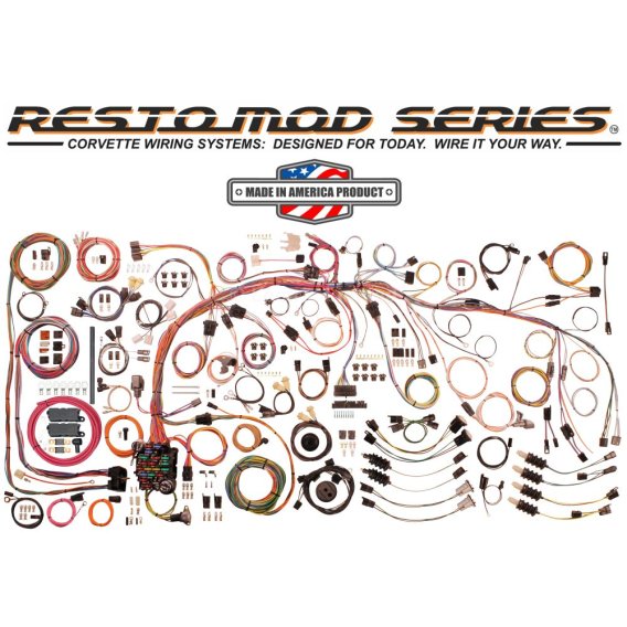 1968-1976 C3 Corvette Lectric Limited Restomod Series Wiring Harness System