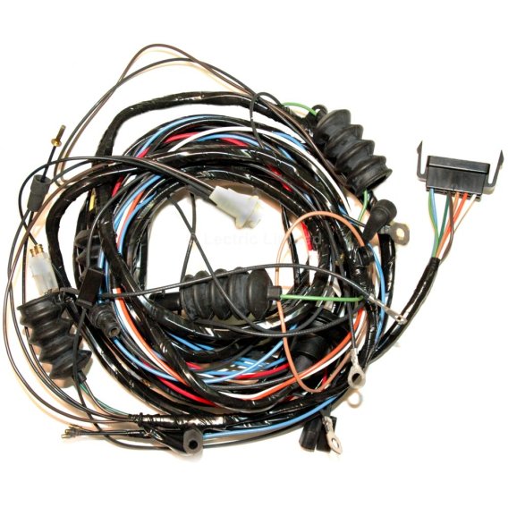 1969 C3 Corvette Lectric Limited Rear Body Wiring Harness with Fiber Optics