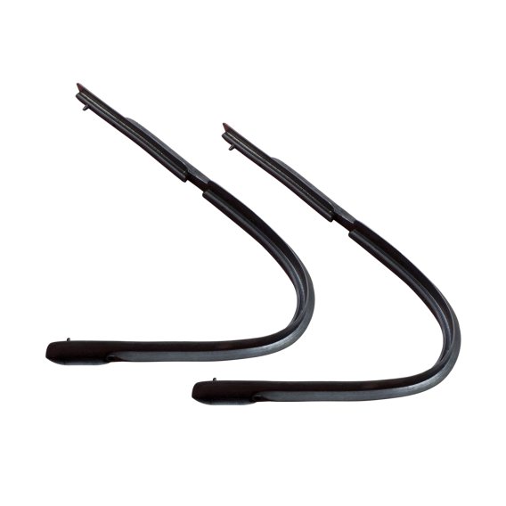 Metro SUPERsoft (WR 3302-R) Rear Vent-Window Seals (4-Door Sedan) For 1949 Mercury