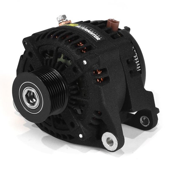 2003-2007 Dodge 5.9L Cummins XDP HD High Output Alternator 245 Amp Wrinkle Black