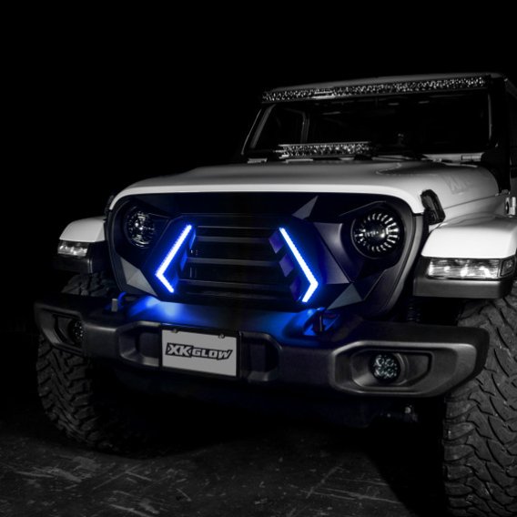 2018-2023 Jeep Wrangler XK Glow LED Grill Kit