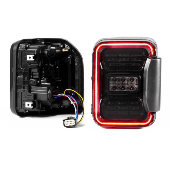 2020 Jeep Gladiator JT XK Glow LED Taillight with Smoked Lens