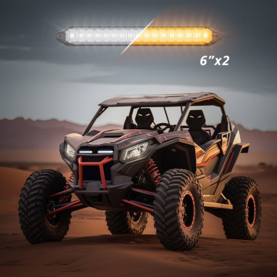 XK Glow 11-Inch Switchback Grill Lights with Startup Animation and Sequential Turn Signals