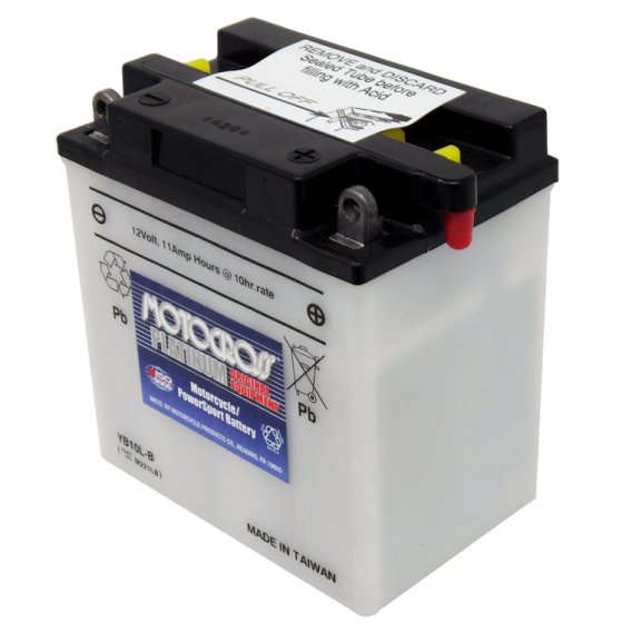 Yuasa Conventional 12V YB10L-B Battery (No Acid Included)