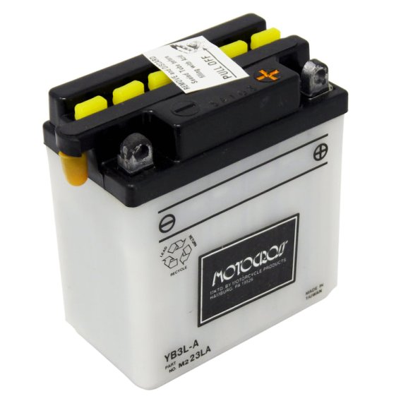 Yuasa Battery Conventional 12V YB3L-A Battery (Acid Not Included)