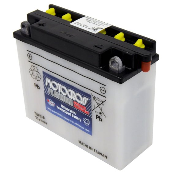 Yuasa Battery Conventional 12V YB7B-B Battery (Acid Not Included)