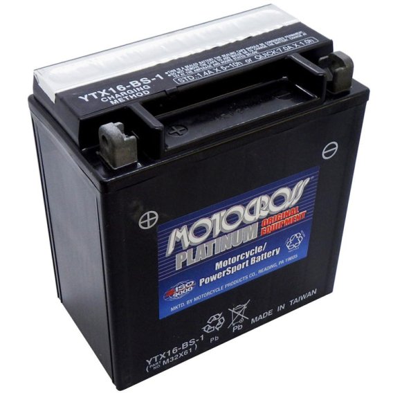Yuasa 12V AGM Battery BS-1 with Acid Bottle