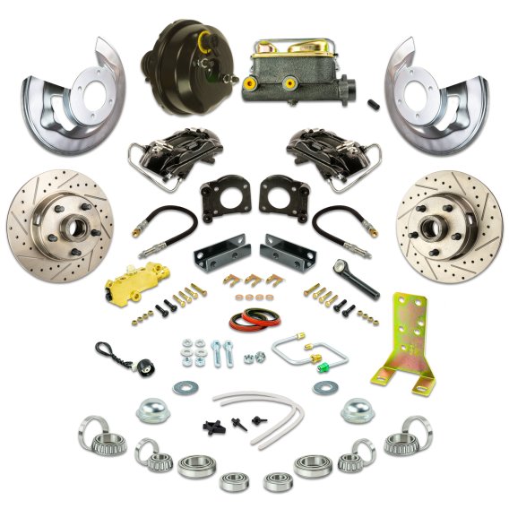 1964-1966 Ford Mustang Front Power Disc Brake Conversion Kit by The Right Stuff