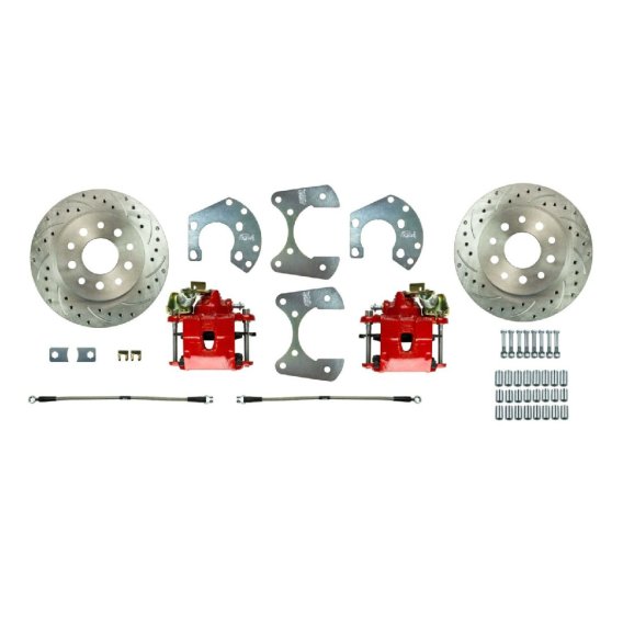 The Right Stuff Performance Rear Disc Brake Conversion Kit for Ford 8" & 9" Rear End with Small B...