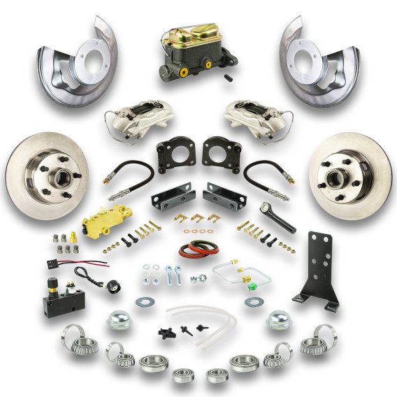 1964-1966 Ford Mustang/Fairlane Front Manual Disc Brake Conversion Kit by The Right Stuff