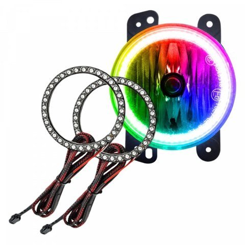 4 Way Dynamic ColorSHIFT Fog Light Halo Kit Oracle
