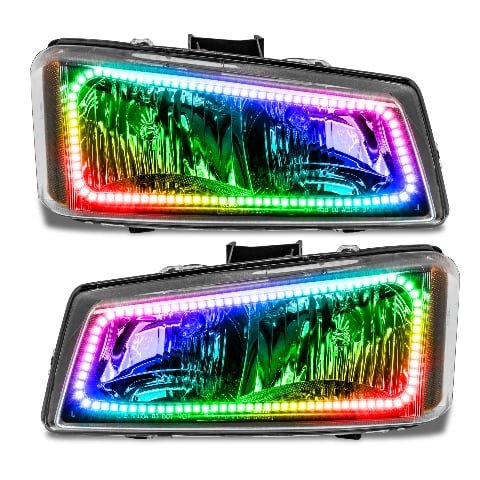 For Chevrolet Silverado 2003-2006 Square ColorSHIFT Halo Kit Oracle
