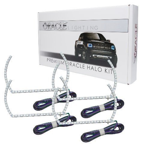 For Chevrolet Silverado 2014-2015 ColorSHIFT Halo Kit Projector Style Oracle