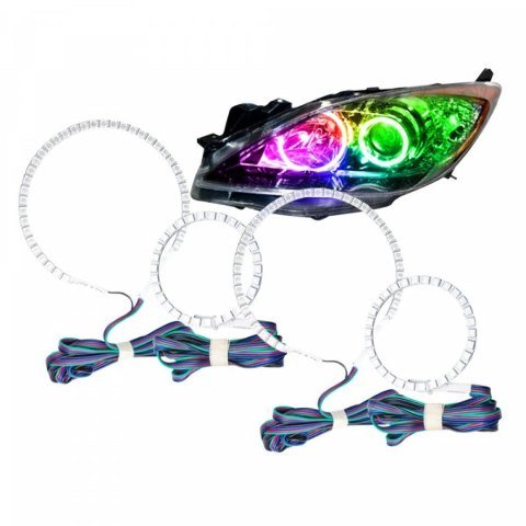 For Mazda 3 2010-2012 ColorSHIFT Halo Kit Oracle