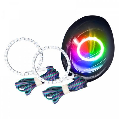 For Fiat 500 2012-2017 ColorSHIFT Halo Kit Oracle