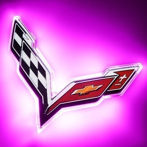 For Corvette C7 Rear Illuminated Emblem Oracle