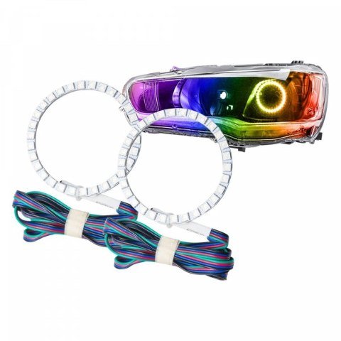 For Mitsubishi Lancer/Evo 2008-2016 ColorSHIFT Halo Kit - HID Proj. Oracle