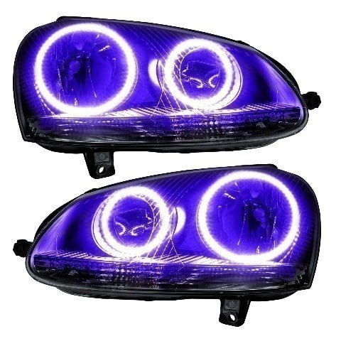 For 2006-2010 Volkswagen Jetta SMD Headlights - Chrome Oracle