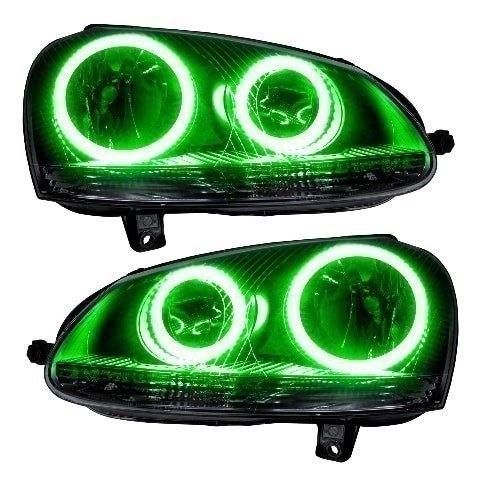 For 2006-2010 Volkswagen Jetta PLASMA Headlights - Chrome Oracle