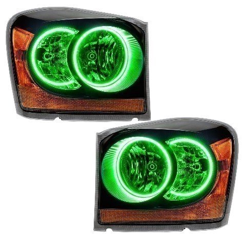 For 2004-2006 Dodge Durango SMD Headlights - Black Oracle