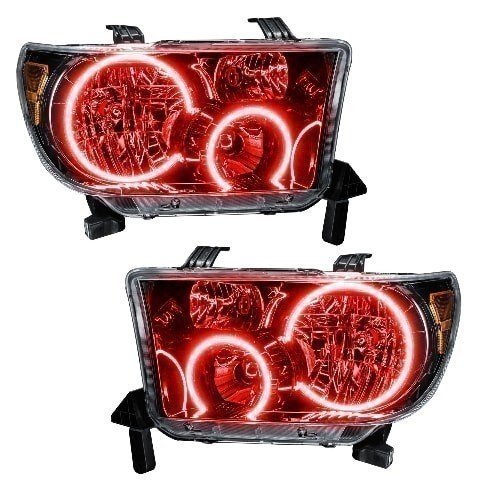 For 2007-2011 Toyota Tundra SMD Headlights - Black Oracle