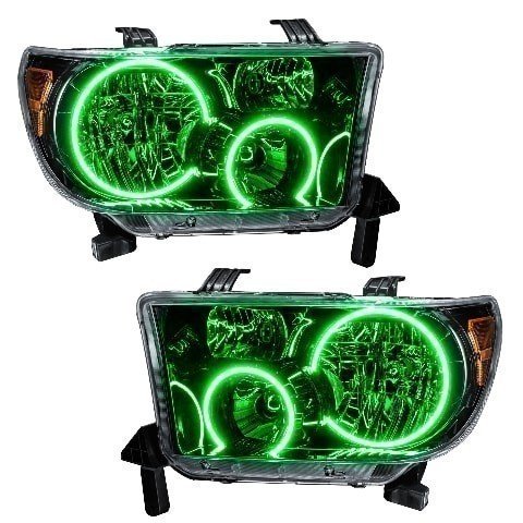 For 2007-2011 Toyota Tundra SMD Headlights - Black Oracle