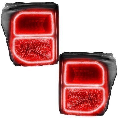 For 2011-2016 Ford F250/350 LED Headlights - Black Oracle