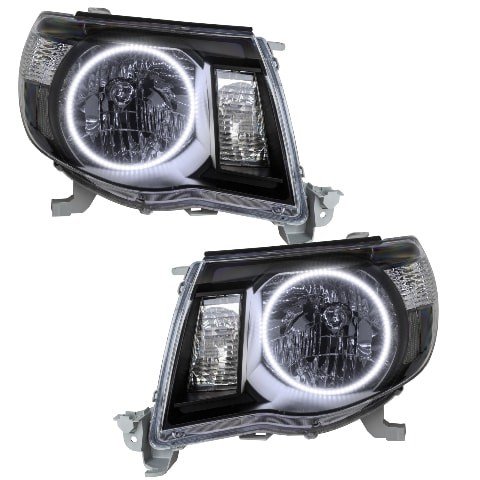 For 2005-2011 Toyota Tacoma SMD Headlights - Black Oracle