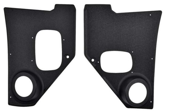 1955-1959 Chevy & GMC Truck  Kick Panels with 4" Speaker Holes