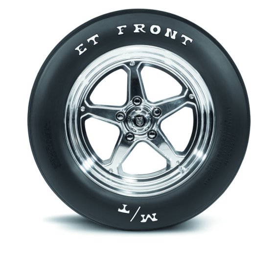 Mickey Thompson ET Front 15.0 Inch 27.5/4.0-15 Painted White Letter Racing Bias Tire