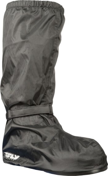 Fly Racing Black Rain Cover for Motorcycle Boot, Rain Gear for Men and Women