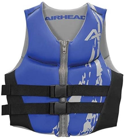 Airhead Swoosh Kwik-Dry Neolite Flex Vest Blue for Adults