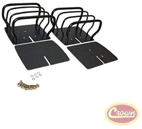 Crown Automotive Tail Light Guard Set for 97-06 Jeep Wrangler TJ, 87-95 Jeep Wrangler YJ, 76-83 J...