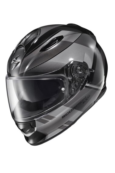 ScorpionEXO Ryzer Full Face Motorcycle Helmet with Pinlock Ready Shield with Integrated Speaker P...