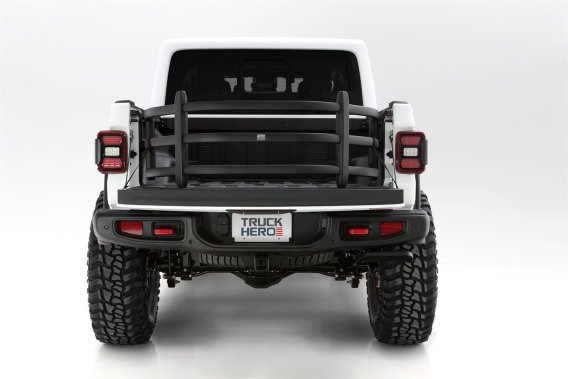 2020-2025 Jeep Gladiator AMP Research BedXtender HD Sport Truck Bed Tailgate Extender Black