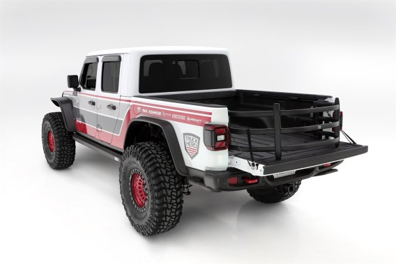 2020-2025 Jeep Gladiator AMP Research BedXtender HD Sport Truck Bed Tailgate Extender Black
