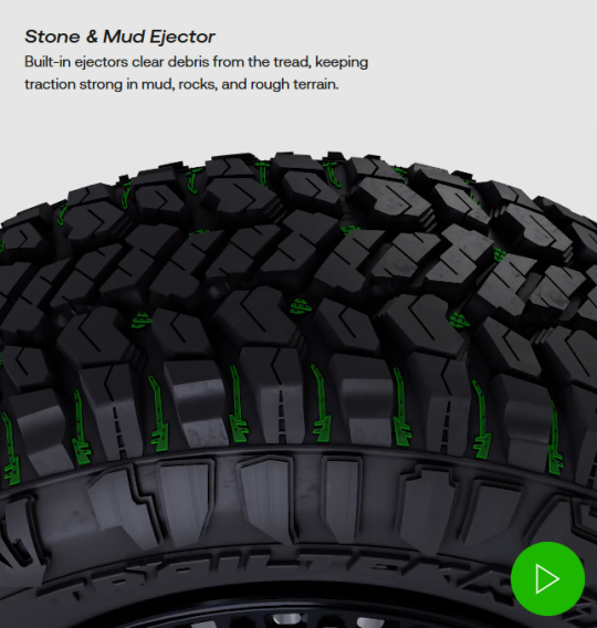 Avix TRAILTEK RT Rugged Terrain Tire – LT265/70R17 123/120Q E 10-Ply