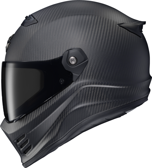 ScorpionEXO Covert FX Carbon Fiber Full Face Motorcycle Helmet Street Fighter Style - Bluetooth R...
