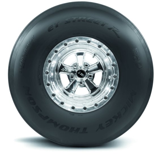Mickey Thompson ET Street R Tire 28x11.50-17LT – 17 Inch Bias-Ply Drag Tire, DOT-Approved