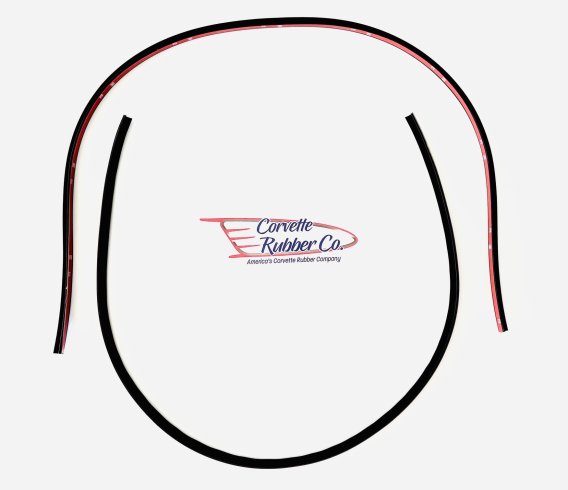 1997-2004 C6 Corvette HOOD TO SIDE FENDER / 05-13 REAR HATCH SIDE SEALS - SOLD AS PAIR Weatherstr...