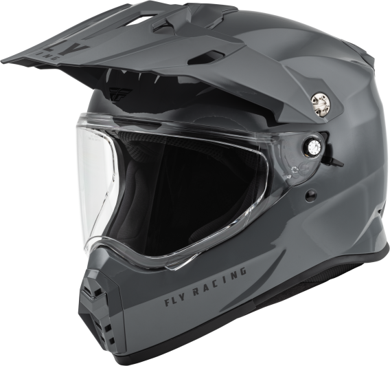 Fly Racing Trekker Solid Helmet (Grey, XX-Large)