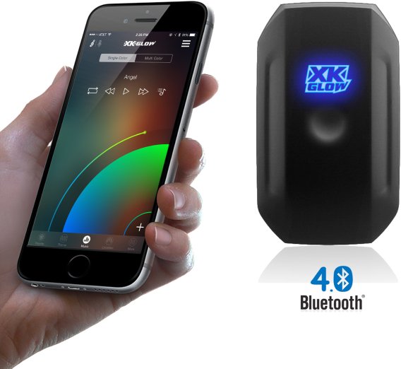 Universal XKGlow Bluetooth Controller for Multi-Color LED Lighting