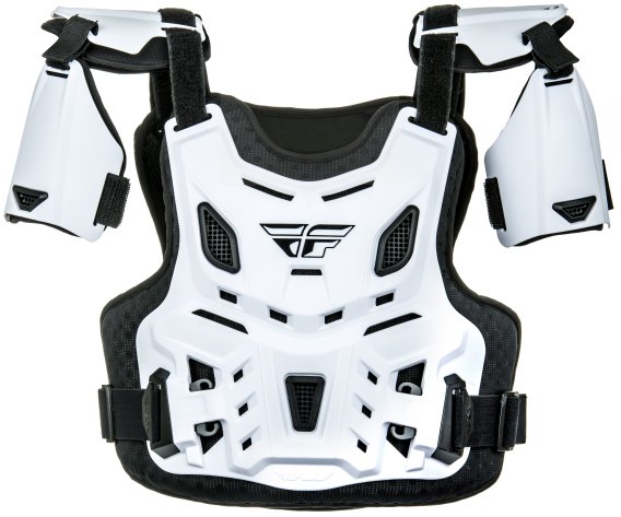 Fly Racing CE Revel Youth Off-Road Motorcycle Roost Guard - White/One Size