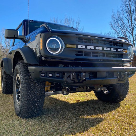 ORACLE Lighting 2021-2024 Ford Bronco Triple LED Fog Light Kit for Steel Bumper