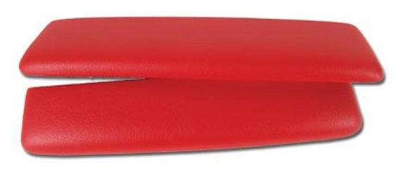 C1 C2 1962-1964 Corvette Armrest Pad and Cover Pair Red