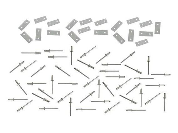C1 C2 C3 1953-1982 Mount Hole Repair Kit Plates With Rivets