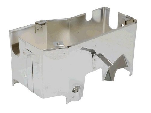 C3 1968-1969 Corvette Distributor Top Shield Box 3x2 Lower With Clip Installed
