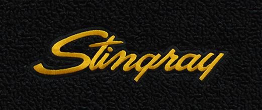 1981 C3 Corvette Floor Mats with Embroidered Stingray Logo